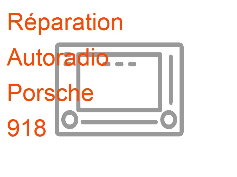 Autoradio Porsche 918
