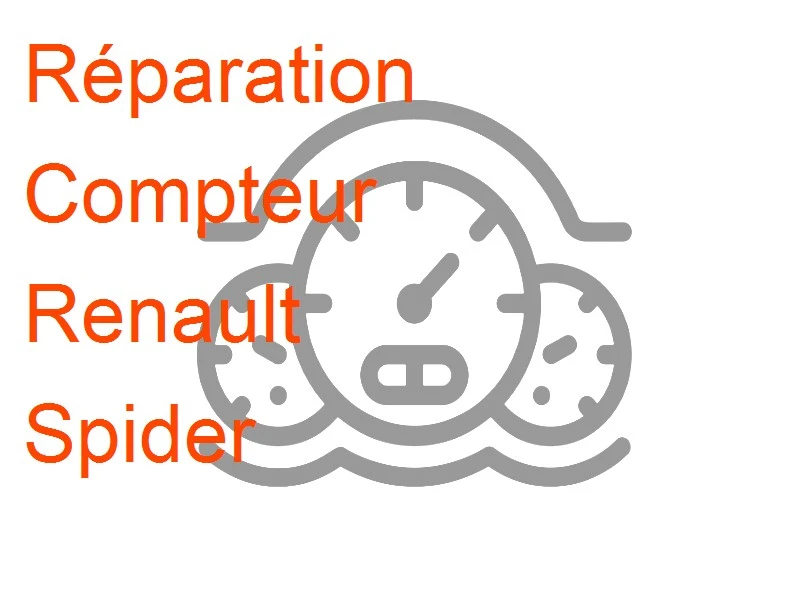 Compteur Renault Spider