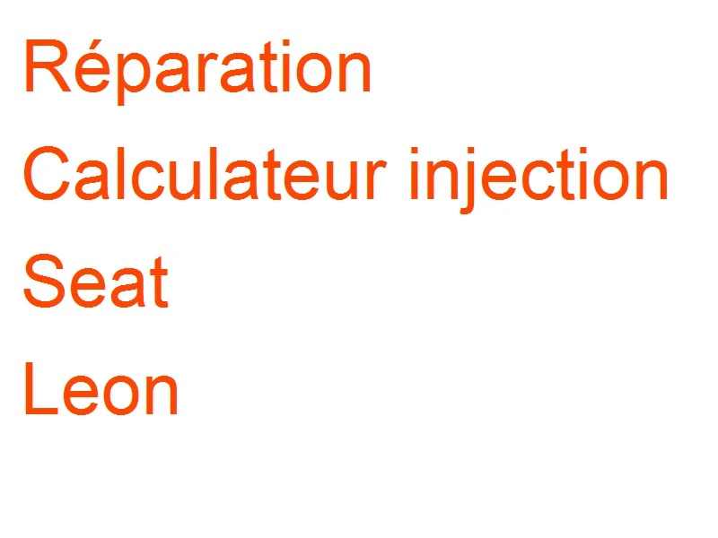 Calculateur injection Seat Leon