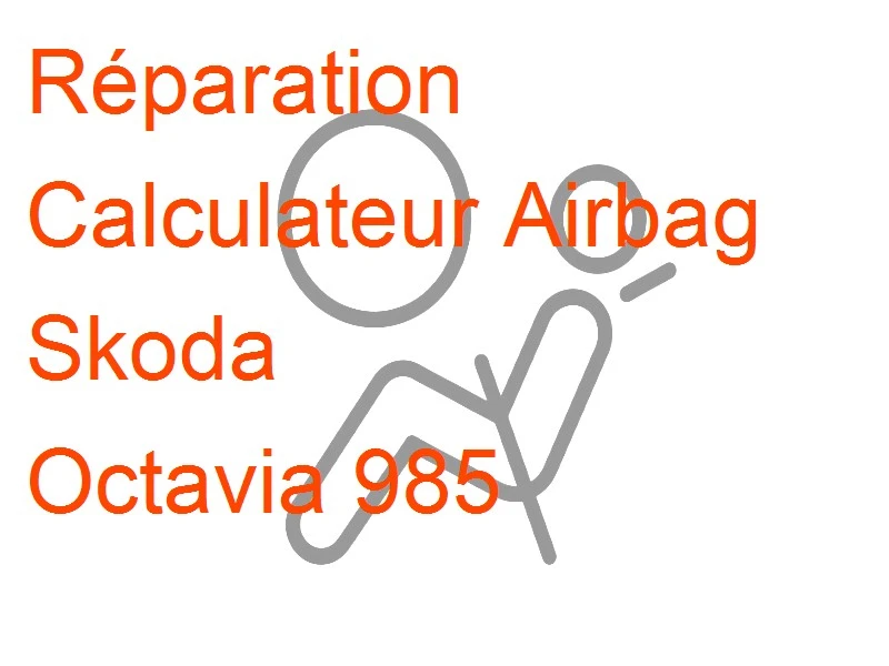 Calculateur Airbag Skoda Octavia 985