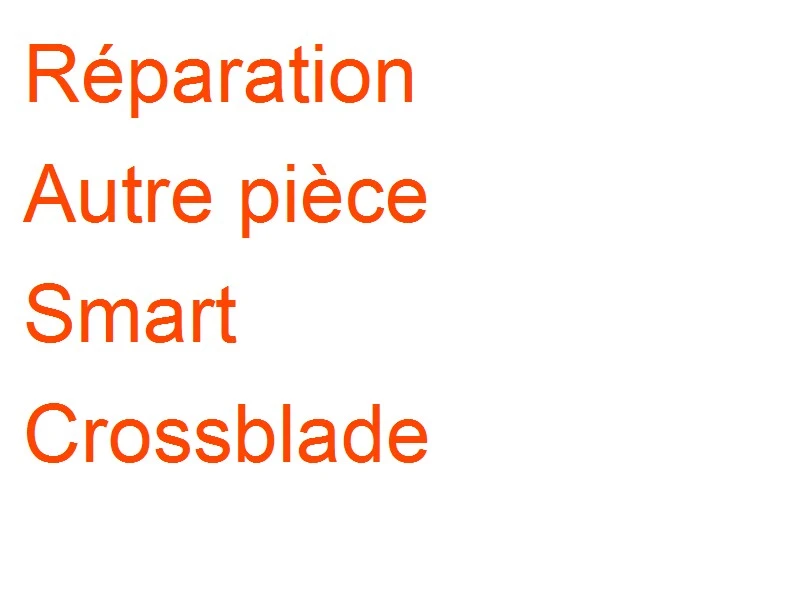 Autre pièce Smart Crossblade
