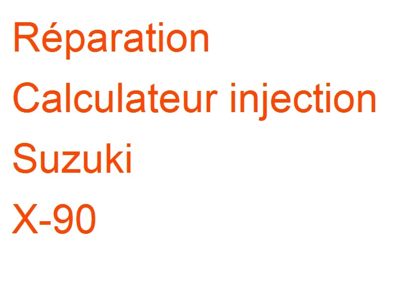 Calculateur injection Suzuki X-90