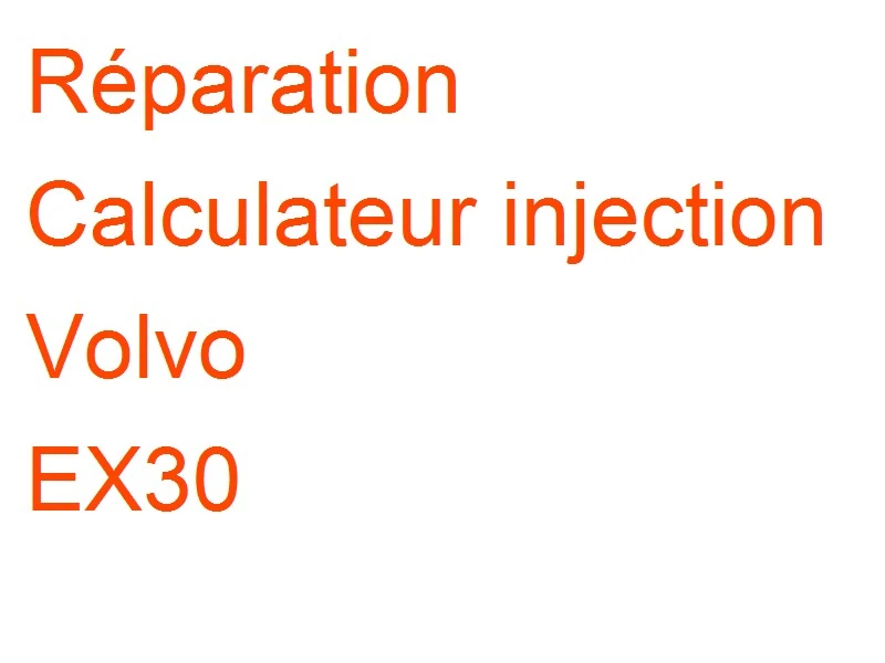 Calculateur injection Volvo EX30