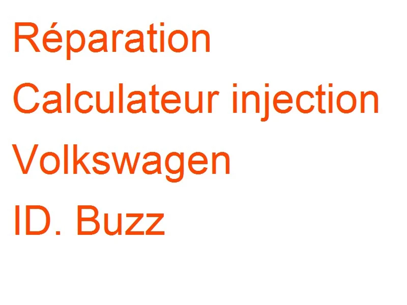Calculateur injection Volkswagen ID. Buzz