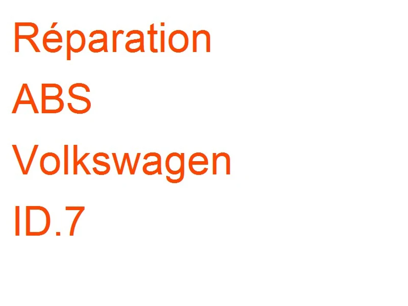 ABS Volkswagen ID.7