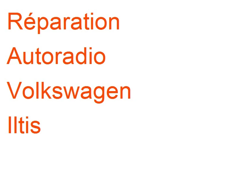 Autoradio Volkswagen Iltis