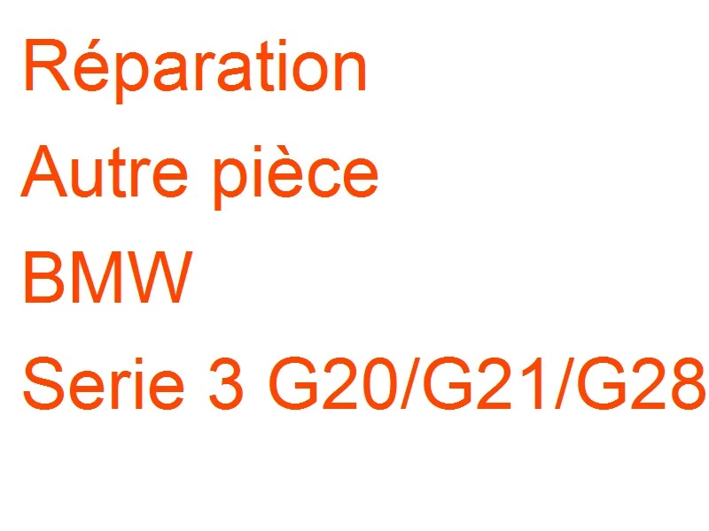 Autre pièce BMW Serie 3 G20/G21/G28
