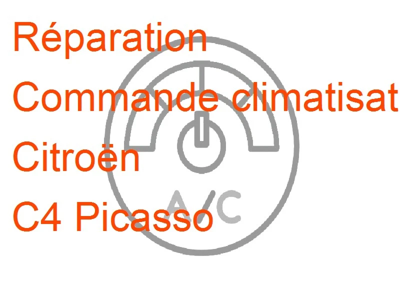 Commande climatisation Citroën C4 Picasso
