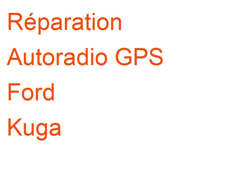 Autoradio GPS Ford Kuga